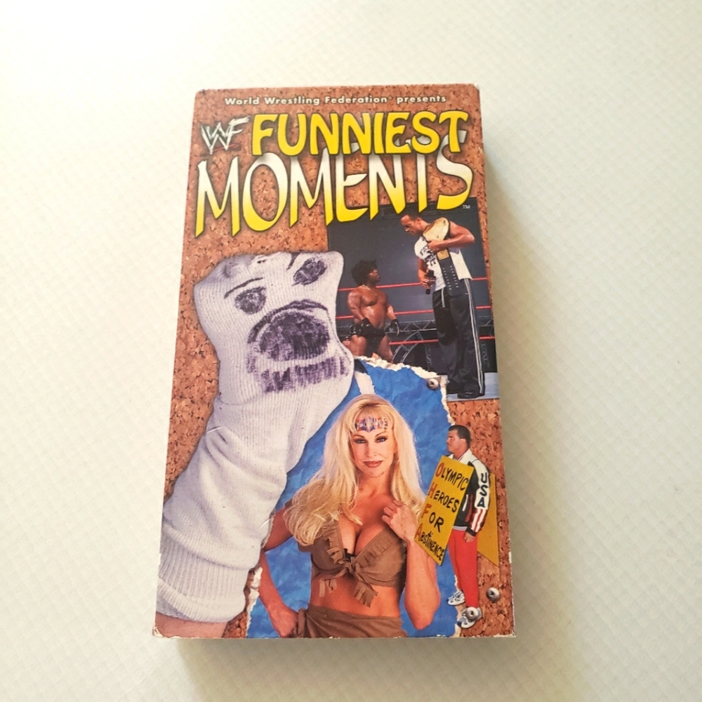 Vintage: WWF Funniest Moments VHS.